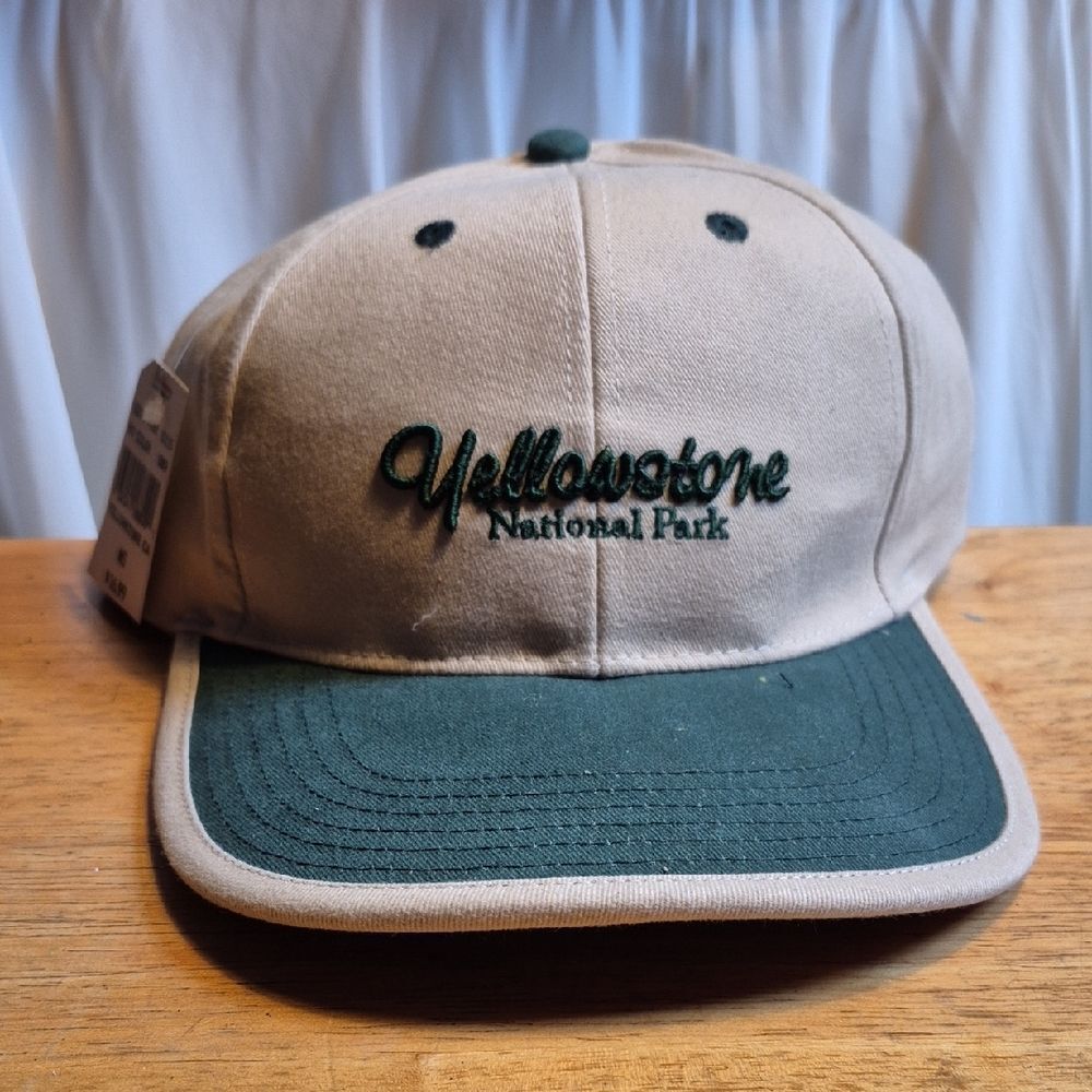 Yellowstone National Park Velcroback Hat  - New